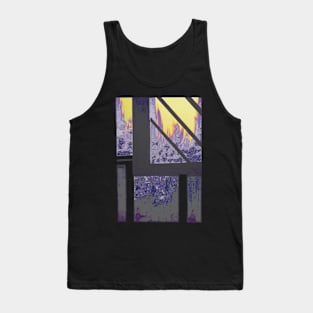 Lavender Cityscape frosty evening Tank Top